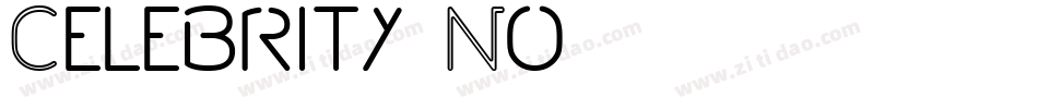 Celebrity No字体转换